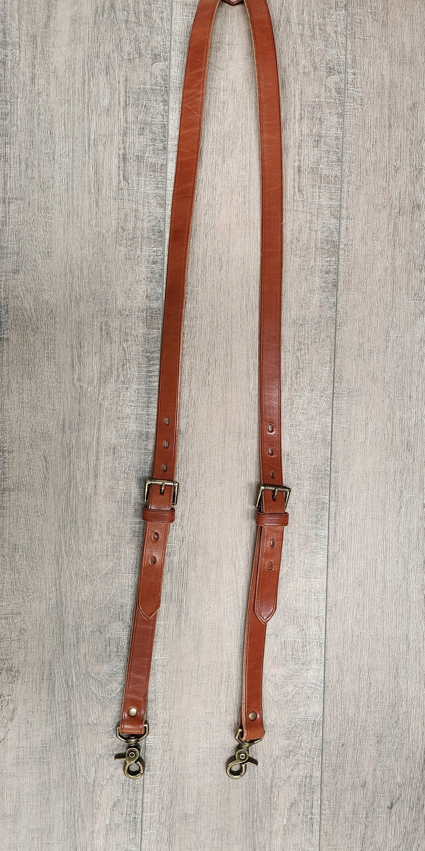 Leather Suspenders - 1" Width