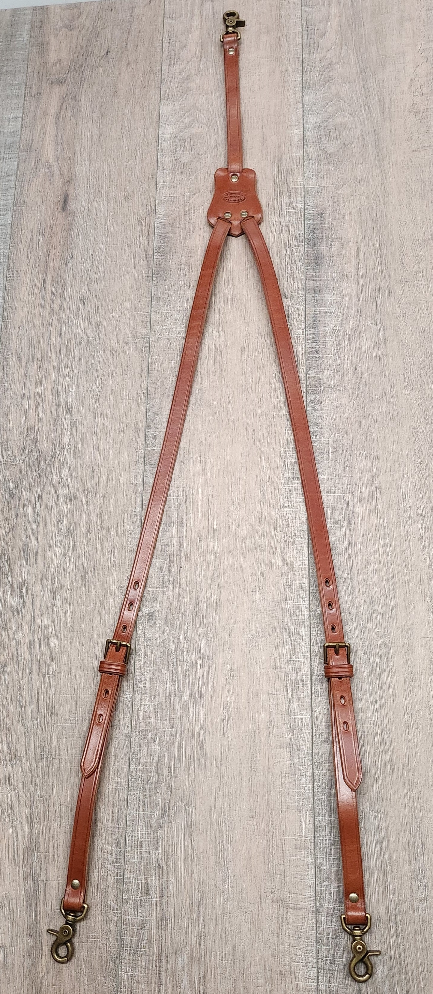 Leather Suspenders - 3/4" Width