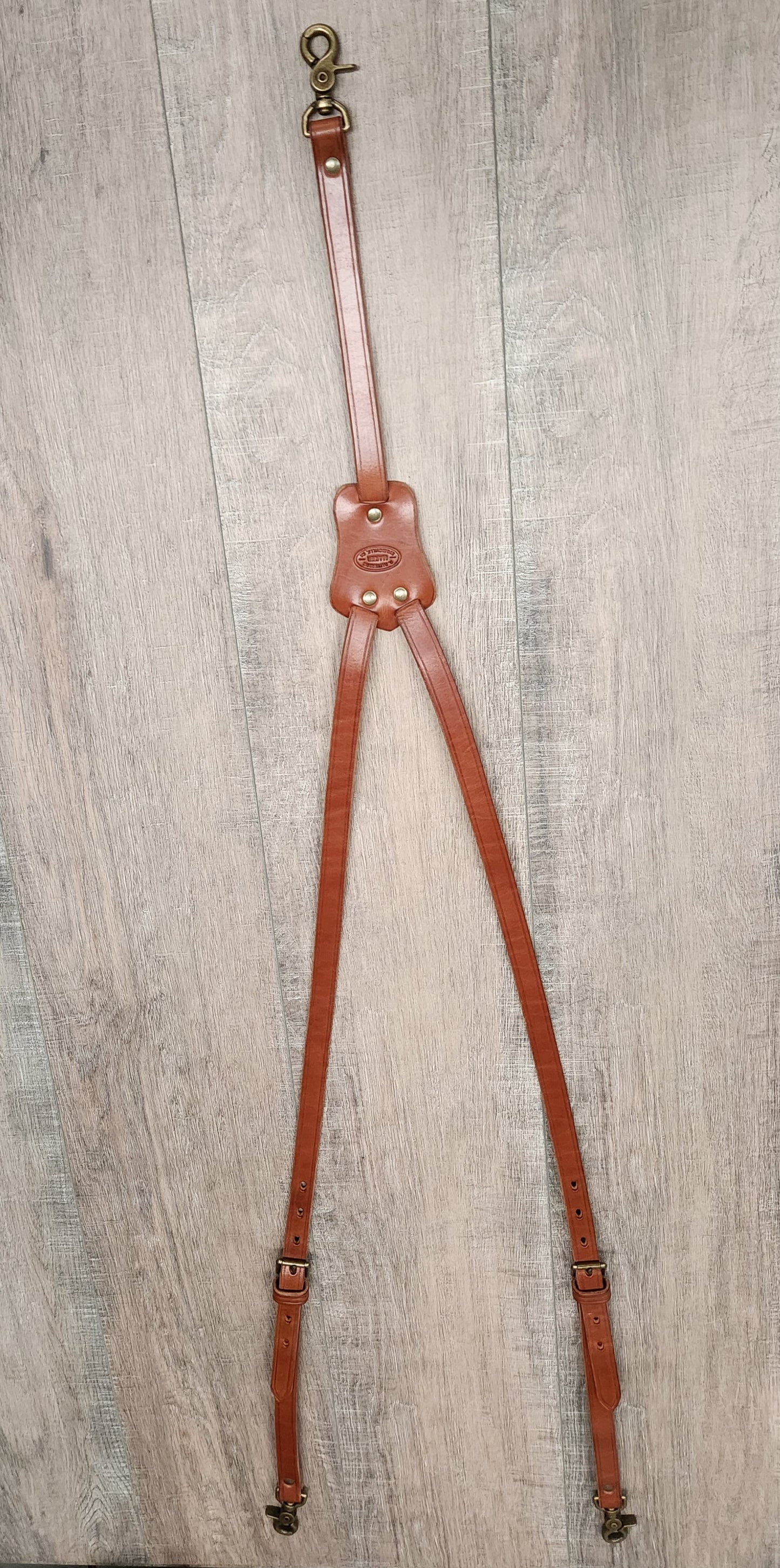 Leather Suspenders - 3/4" Width